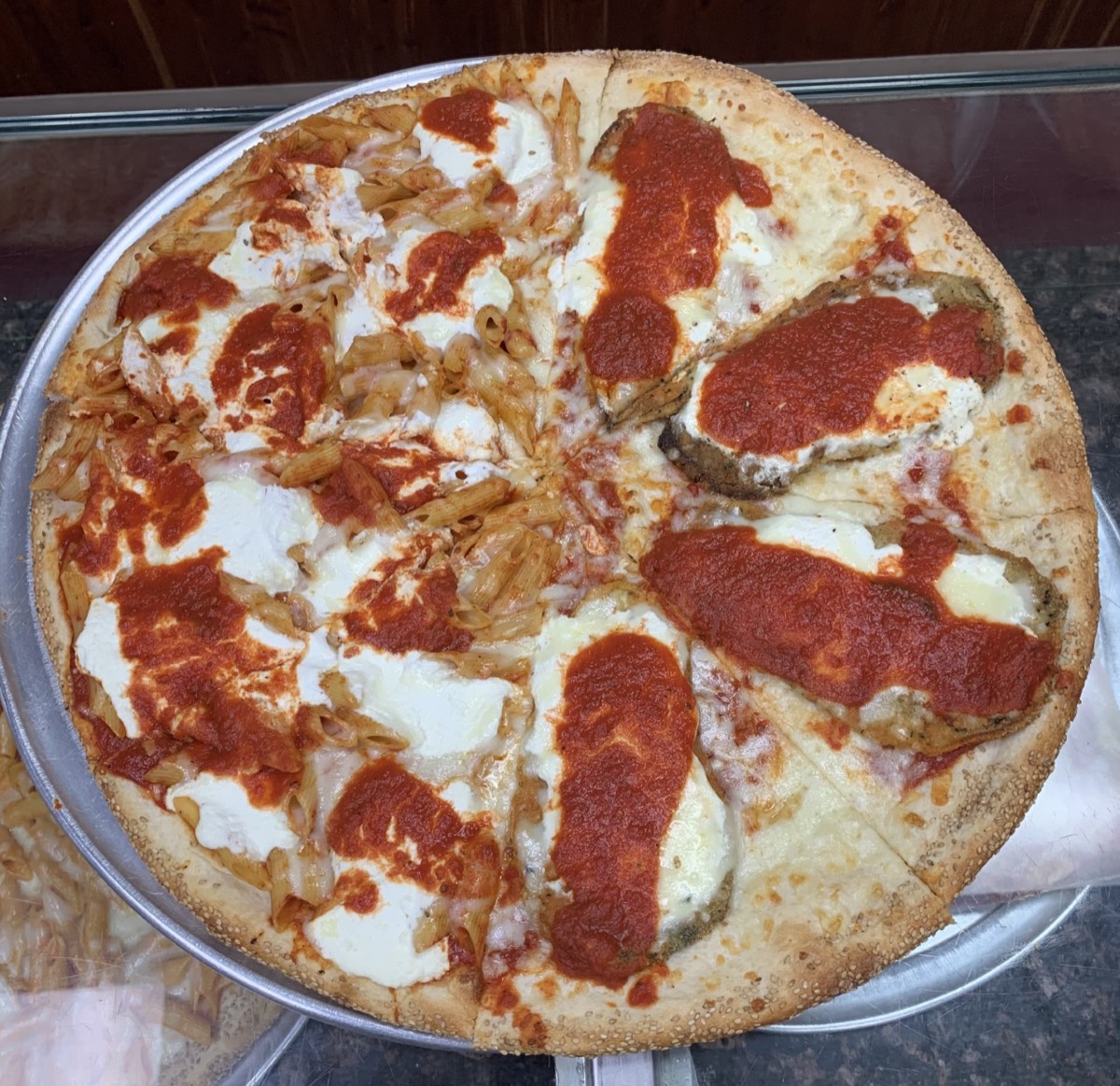 Family meal at Renzo's East Islip